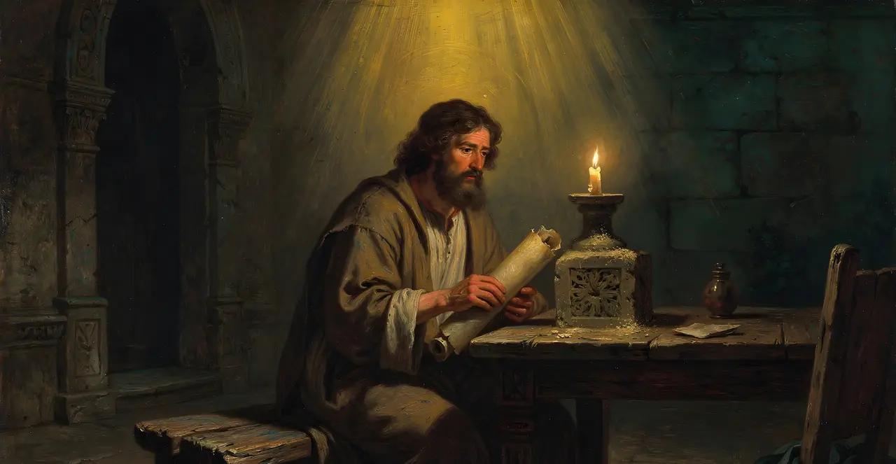 Romans 5:7-11 — Romans, oil painting · TruthPrints