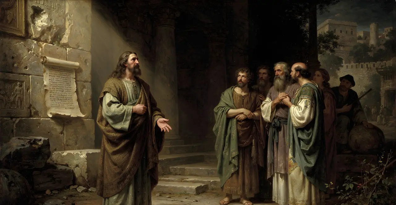 Romans 9:28-31 — Romans, oil painting · TruthPrints