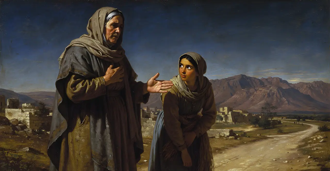 Ruth 1:11-13 — Ruth, oil painting · TruthPrints