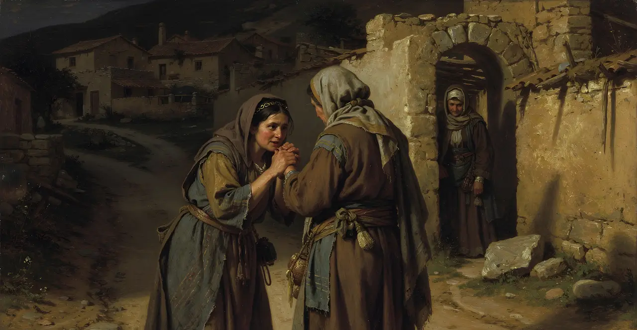 Ruth 1:14-17 — Ruth, oil painting · TruthPrints