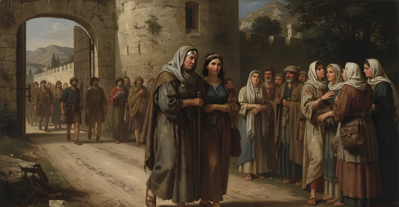 Ruth 1,18-21 — Rut, Ölgemälde · TruthPrints