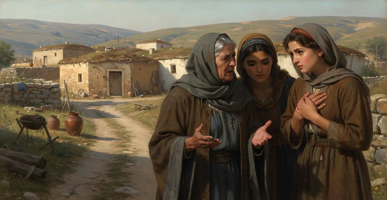 Ruth 1:7-10 — Ruth, oil painting · TruthPrints