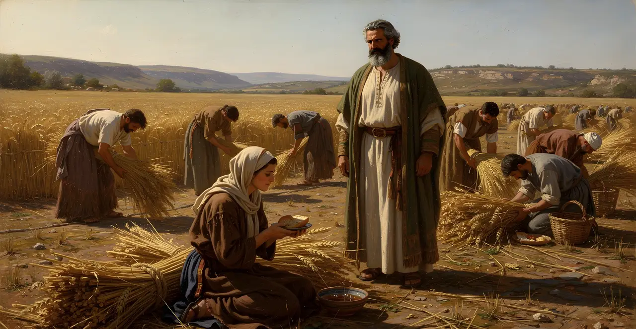 Ruth 2:13-15 — Ruth, oil painting · TruthPrints
