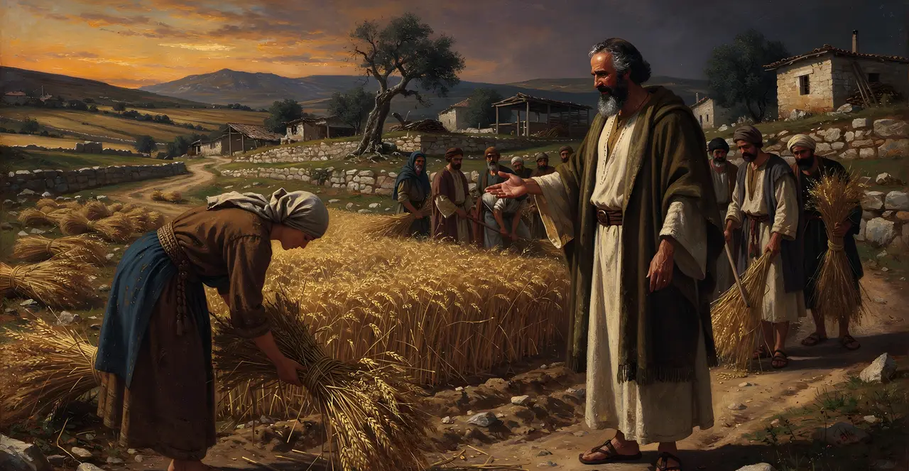 Ruth 2:16-18 — Ruth, oil painting · TruthPrints
