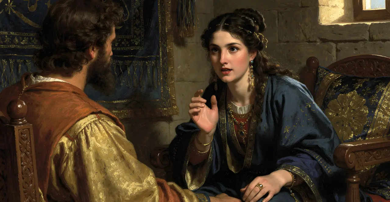 Song of Songs 1:10-17 — Song of Songs, oil painting · TruthPrints